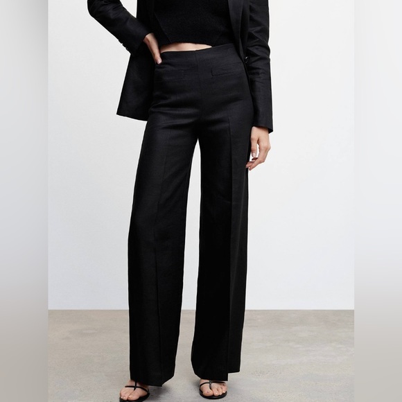 Mango Pants - Mango Linen Trousers